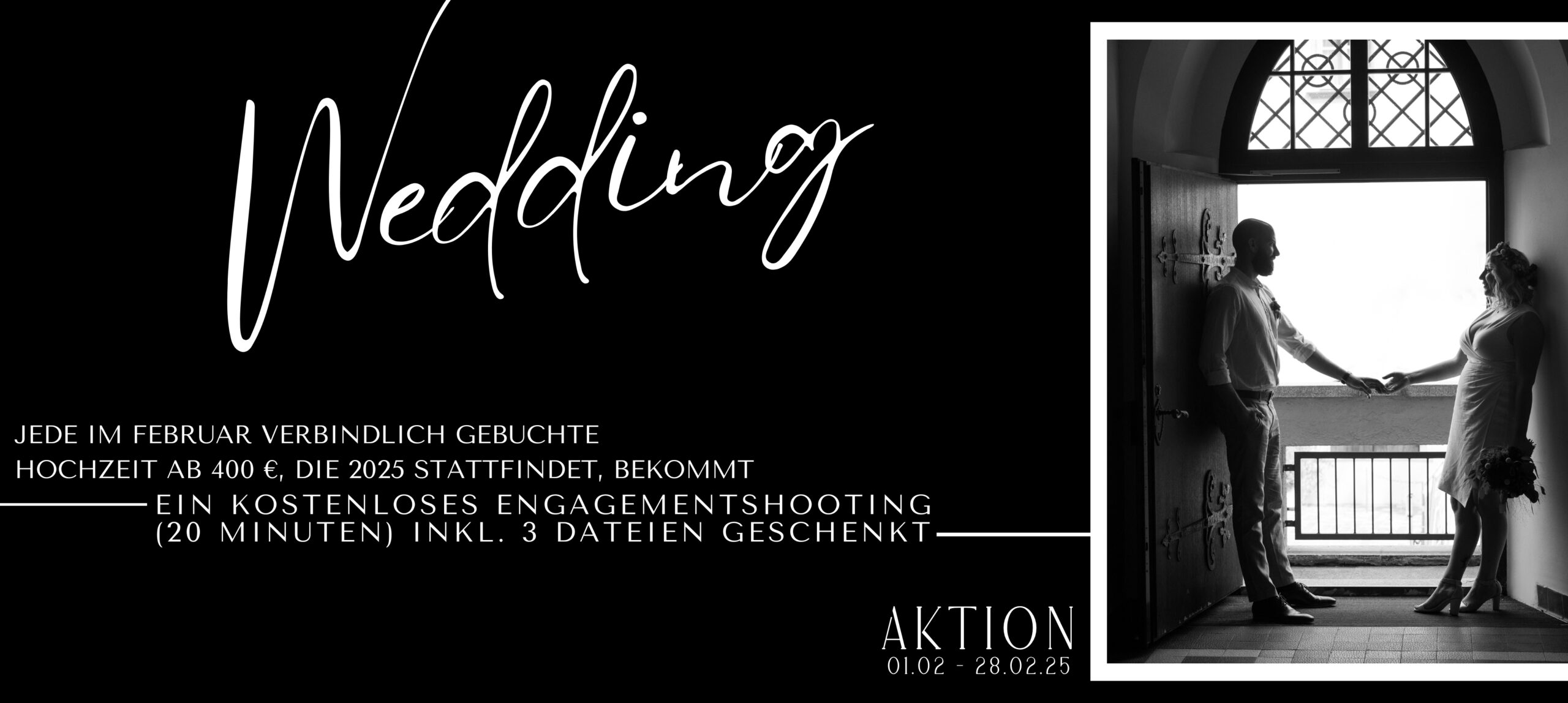 Wedding-Aktion im Februar (21.67 x 9.72 cm)